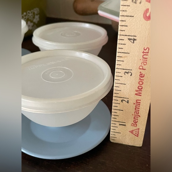 Vintage Tupperware Blue Parfait Pudding Dessert Cups❤️ - Picture 12 of 13